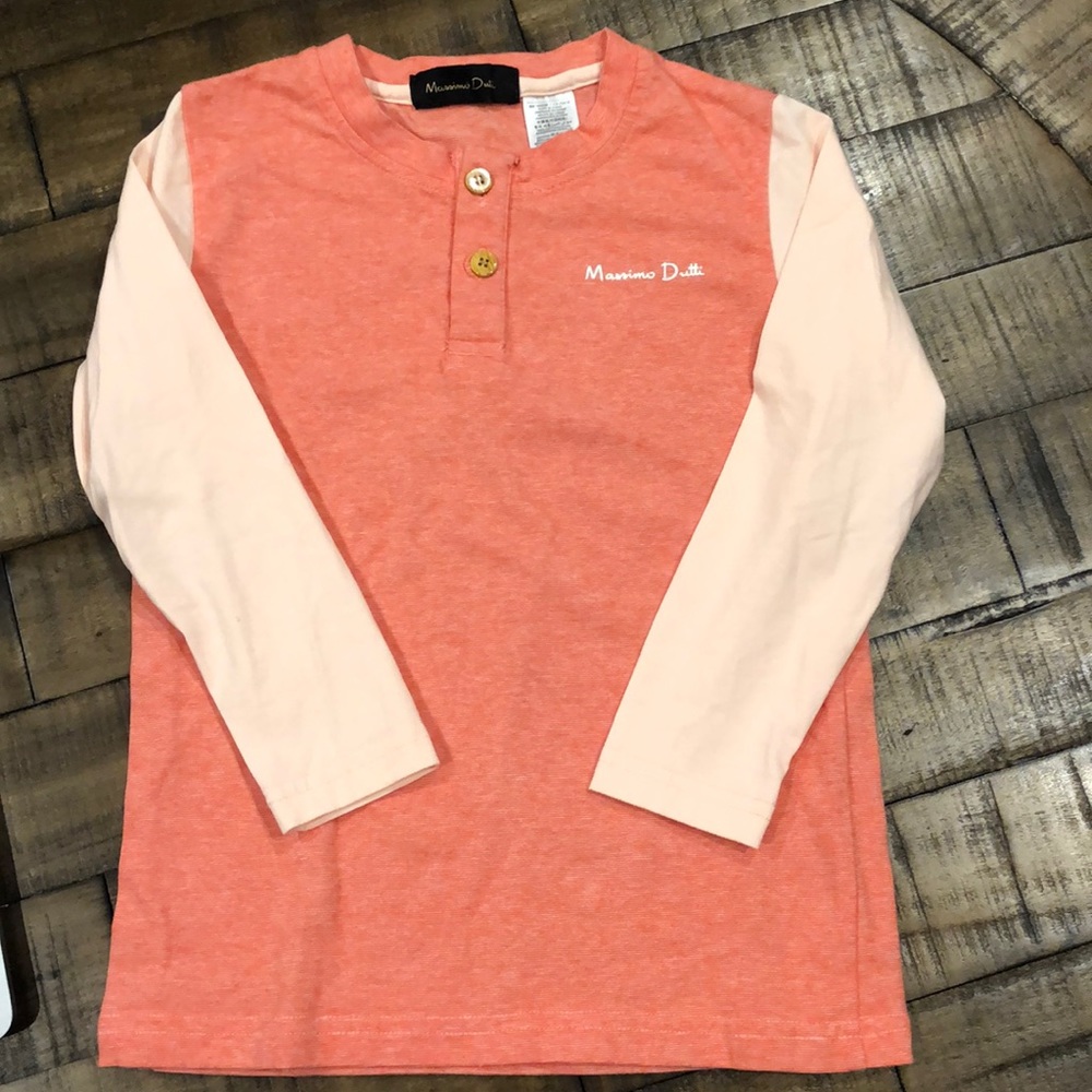 Massimo Dutti Toddler Boys Henley - Size 4t